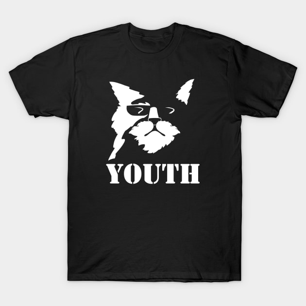 Cat youth (light) T-Shirt by ModManner